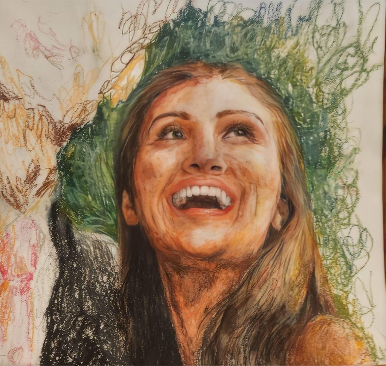 Happy Portrait Pastels 