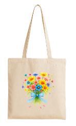 flower tote handmade personalised design